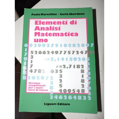 Elementi di Analisi Matematica uno