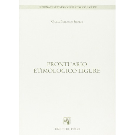 prontuario etimologico ligure